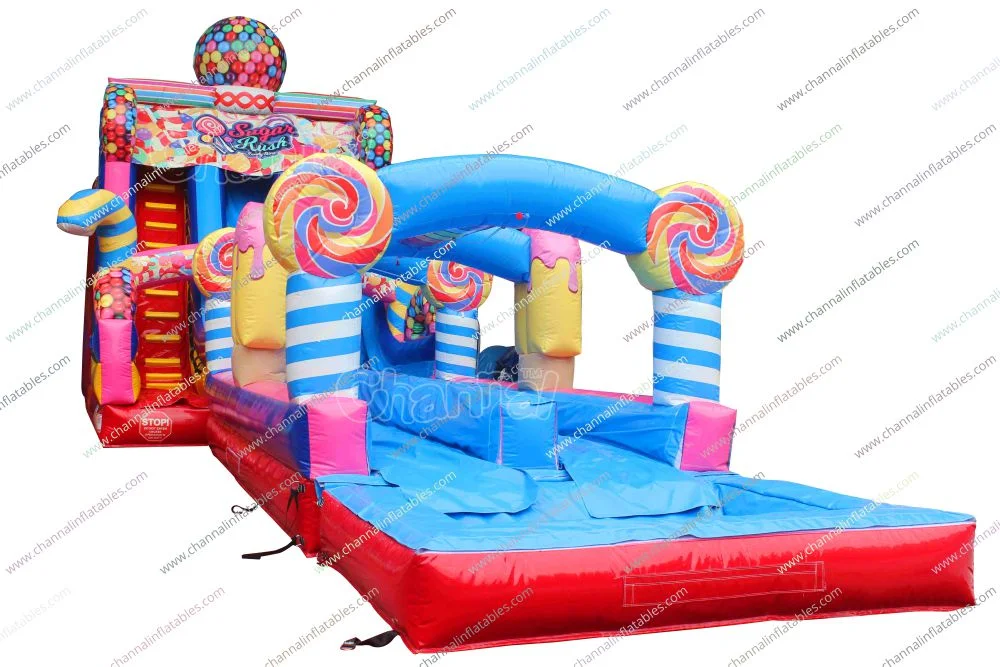 Tropical Water Slide Commercial Inflatable Water Slide for Kids Chsl578b