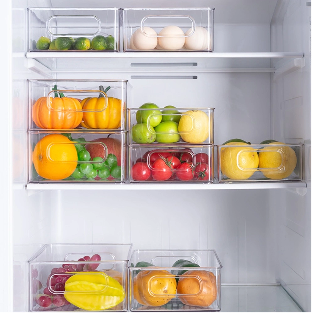 Customization Stacking Refrigerator Storage Box Kitchen 3PCS Set Vegetable Box
