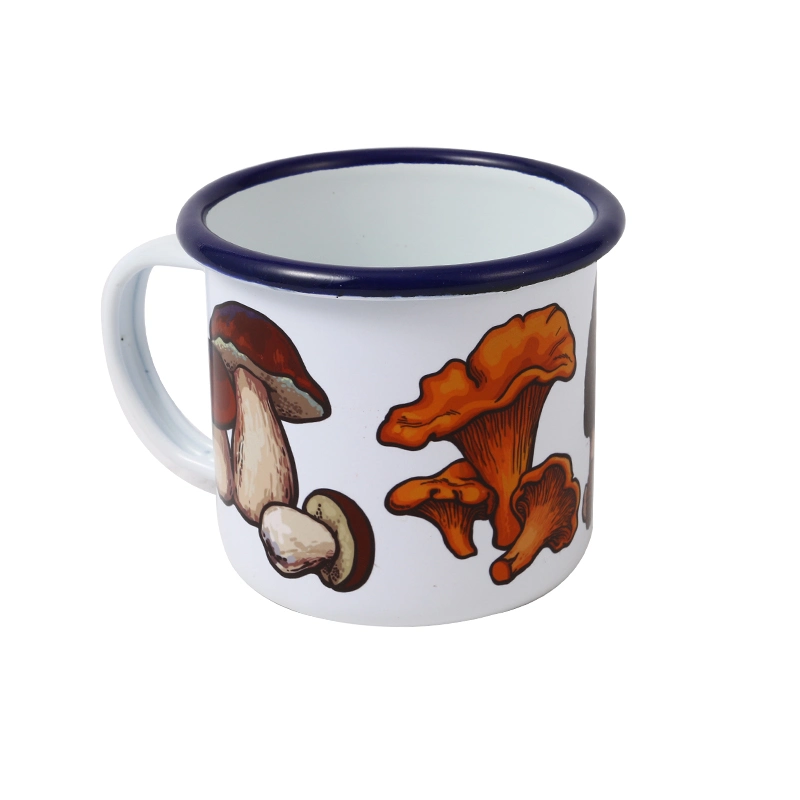 Heat Transfer Sublimation Enamel Camping Coffee Mug Cup with Logo Printing