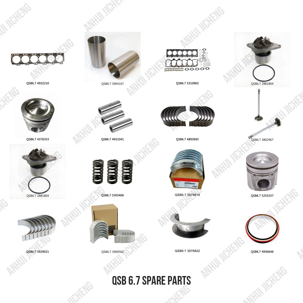 Peças sobressalentes do tubo de respiro 3971371 para motor diesel Cummins Qsb6.7