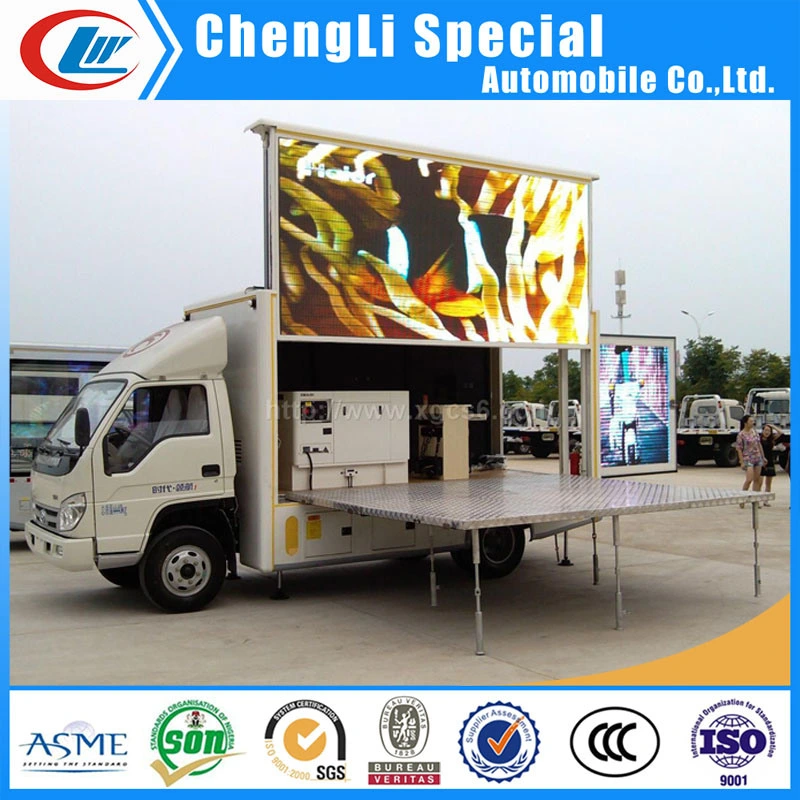 Outdoor LED Digital Advertisement Full Color Rolling Screen Truck for Sale