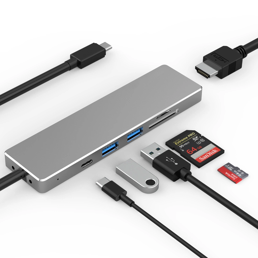 Station d'accueil en aluminium 4K Winstar USB-C avec alimentation et Gigabit Ethernet