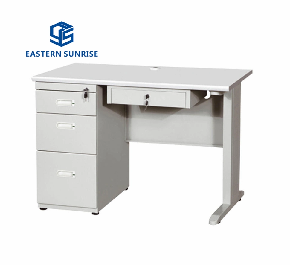 Computer Desk Book File Document Table with 3 Storage Drawer