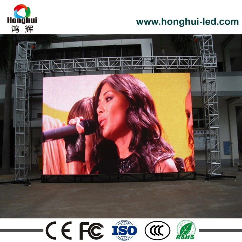 Écran LED de location P2.976 P3.91 P4.81 plein couleur extérieur 3840 Hz pour mur vidéo publicitaire