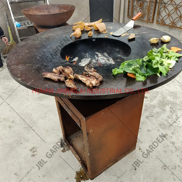 Autumn Season Hot Sale Garden Metal Firepit BBQ Grill