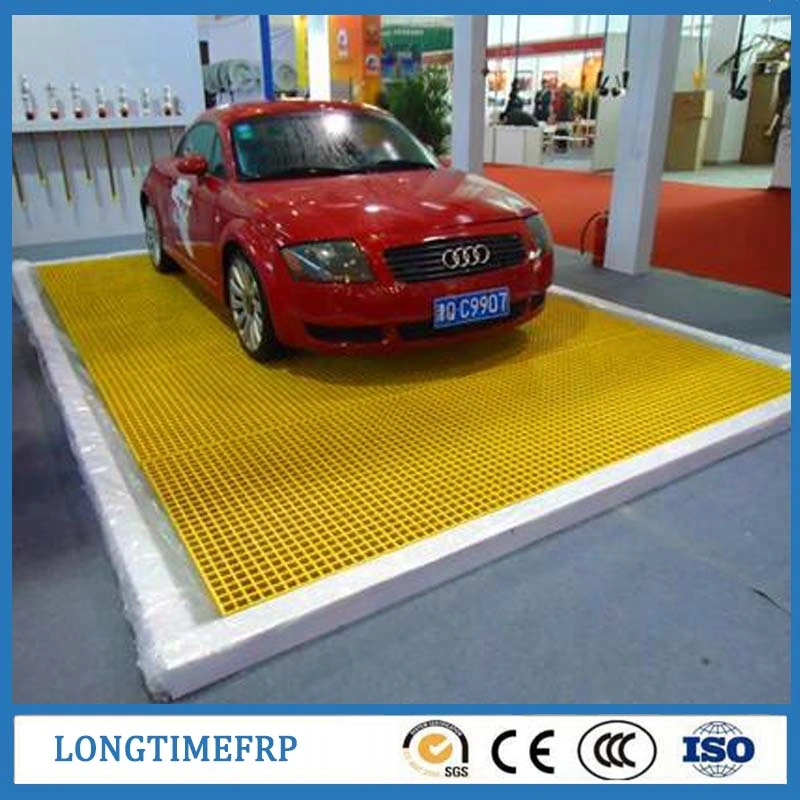 Heavy Loading Car Wash Grate Floor Fiberglass Grating