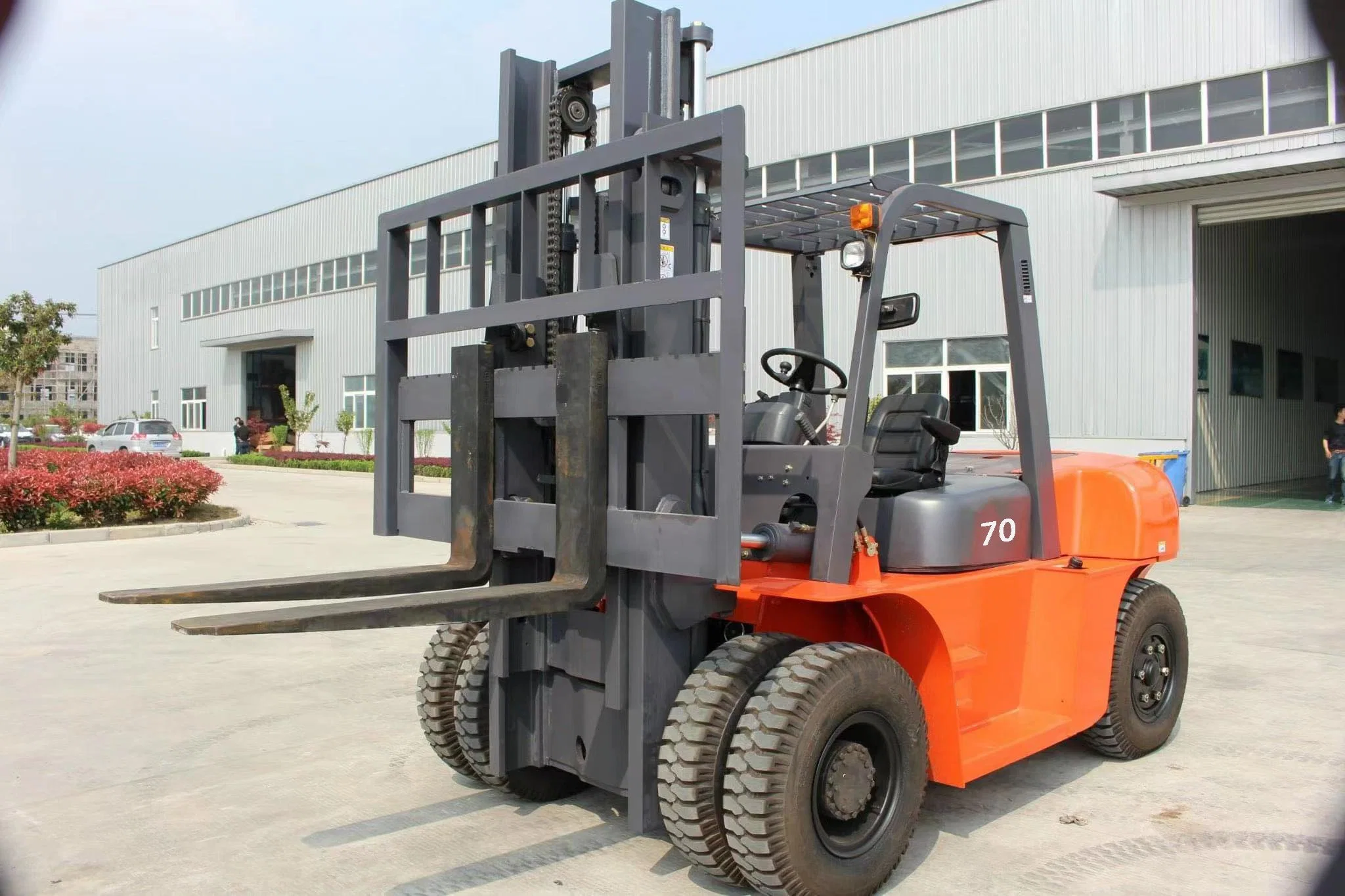 Novo carro elevador diesel de 7 toneladas Fd70 Auto/Mannual Transmission Forklift Chinês/Japan/USA Equipamento de manuseamento de motores para venda