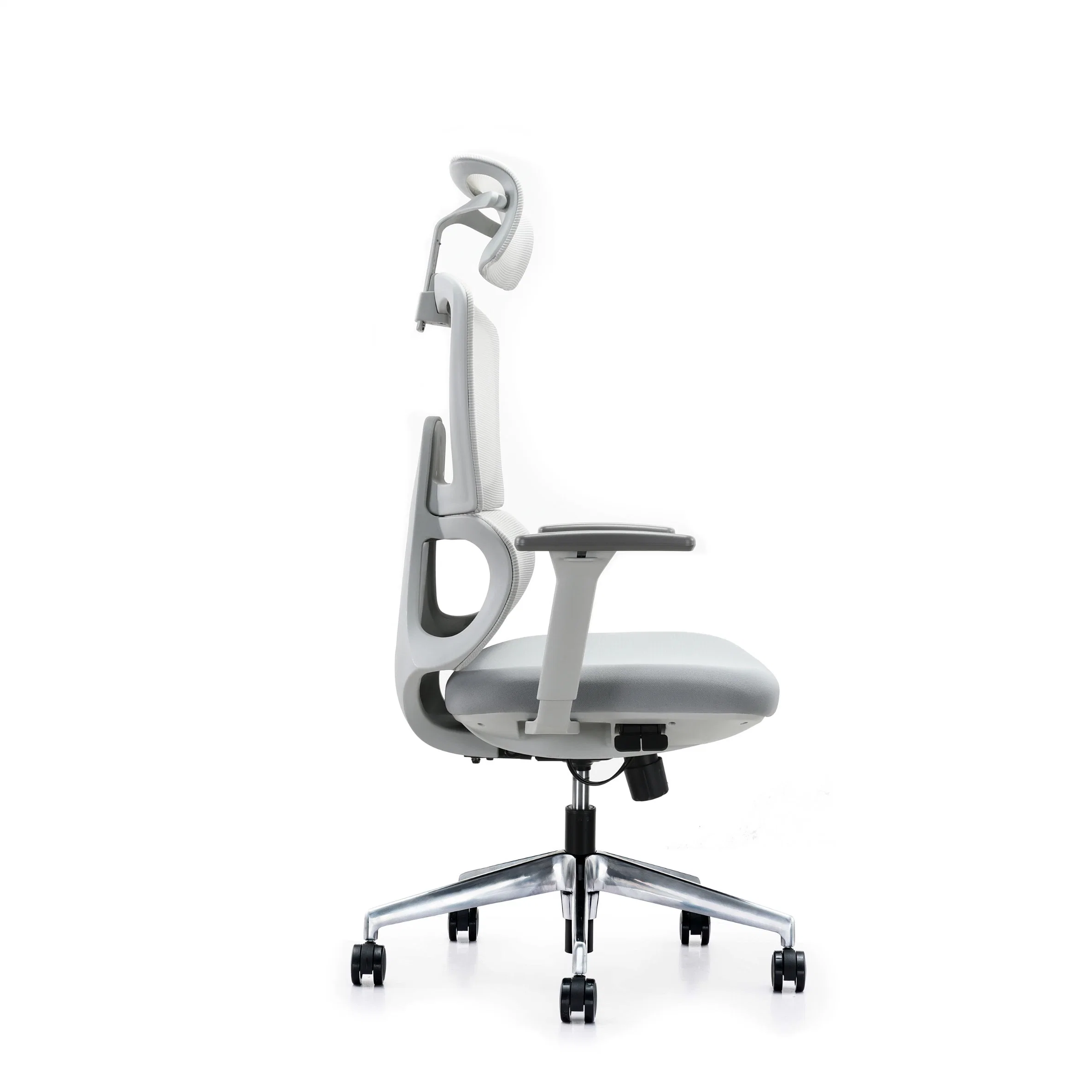 Wholesale/Supplier Cheap Grey Executive Staff Working Swivel Computer Reclining Staff Desk Task Office Chair with Headrest