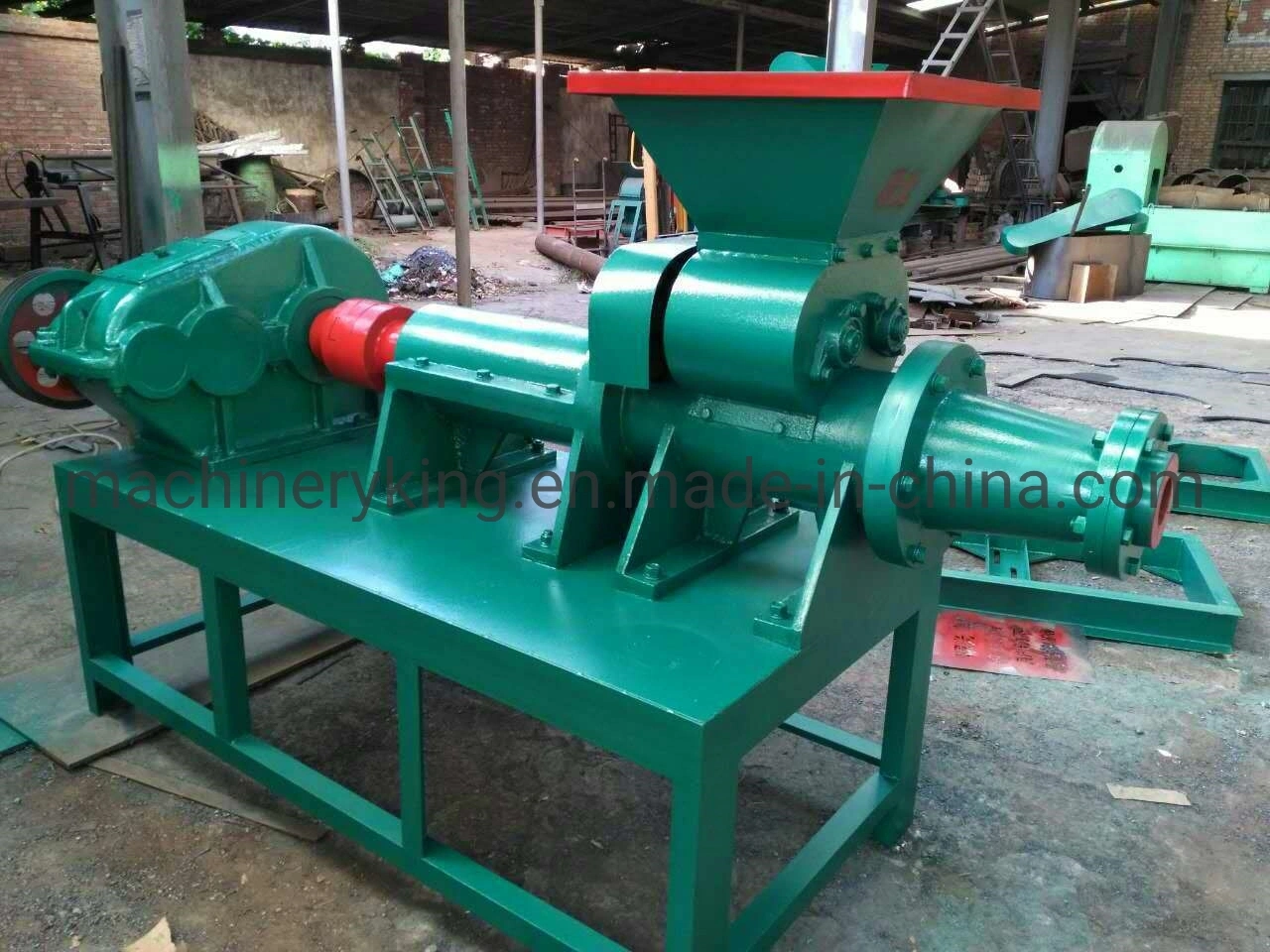 Rod Carbon Powder Pressing Coal Briquette Extruder Machine Line