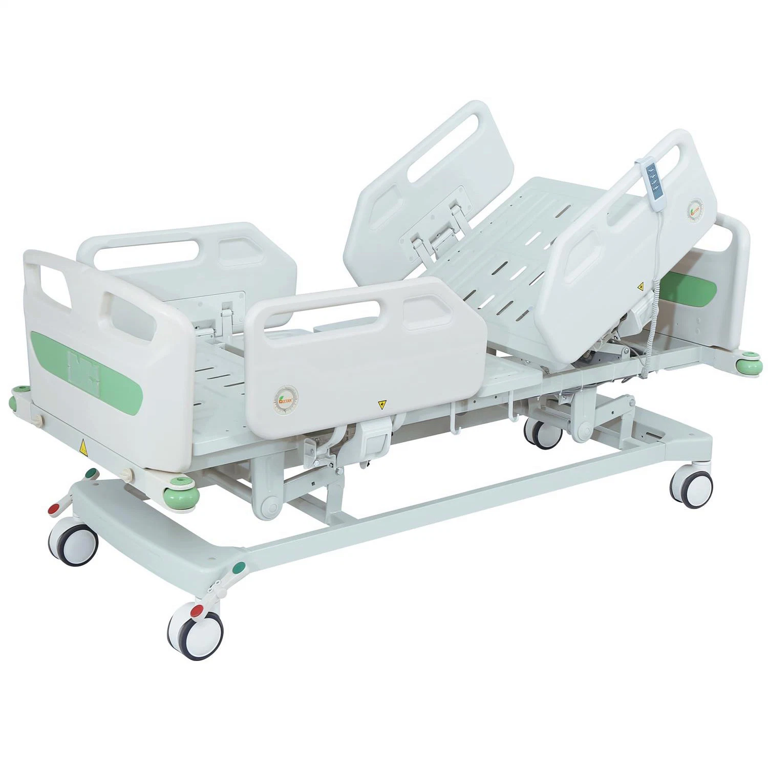 Medical Device Three Function ICU Bed with PP Side Rails