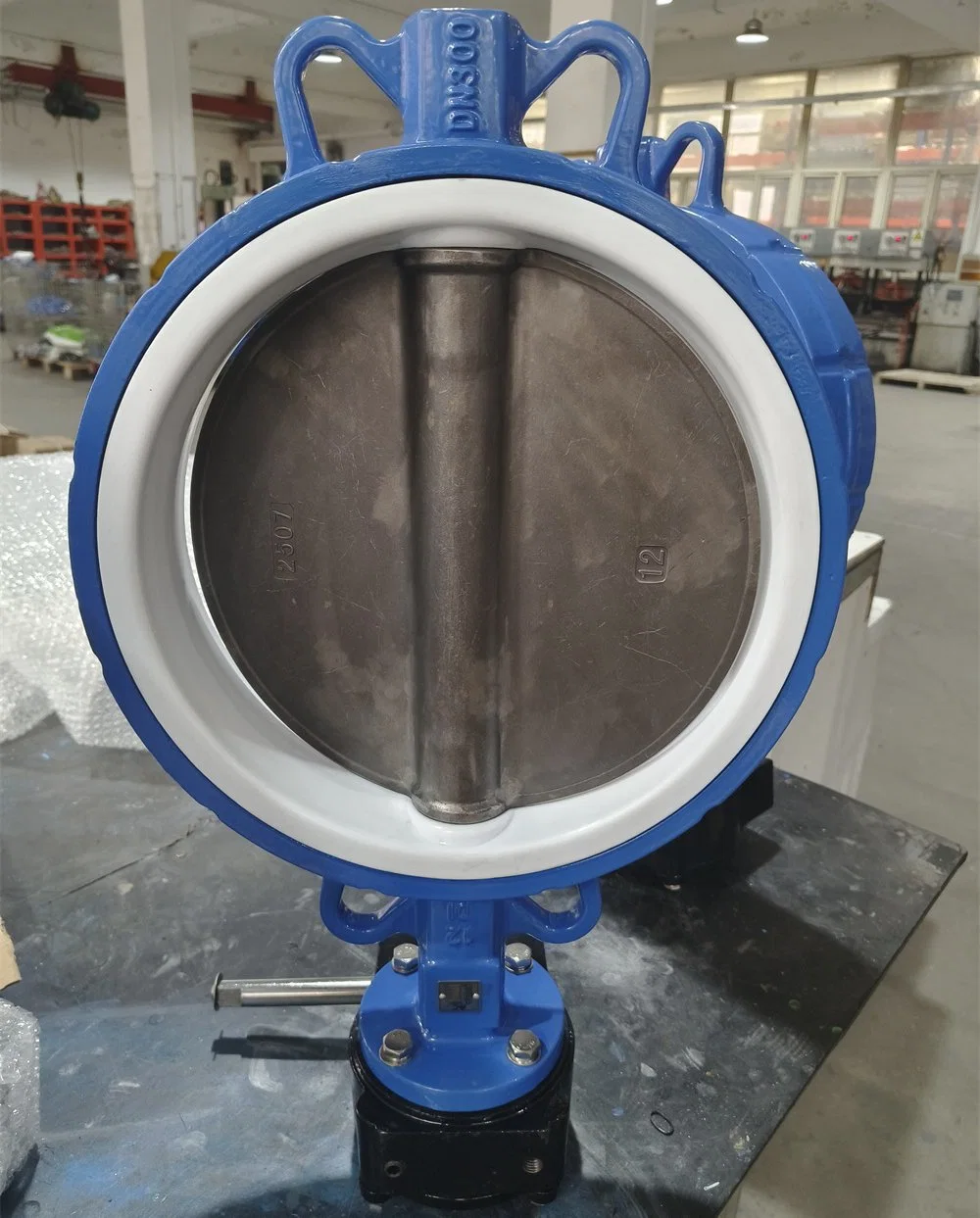 DN100 4 Inch Di Body CF8 SS304 Disc Soft Sealing Butterfly Valve