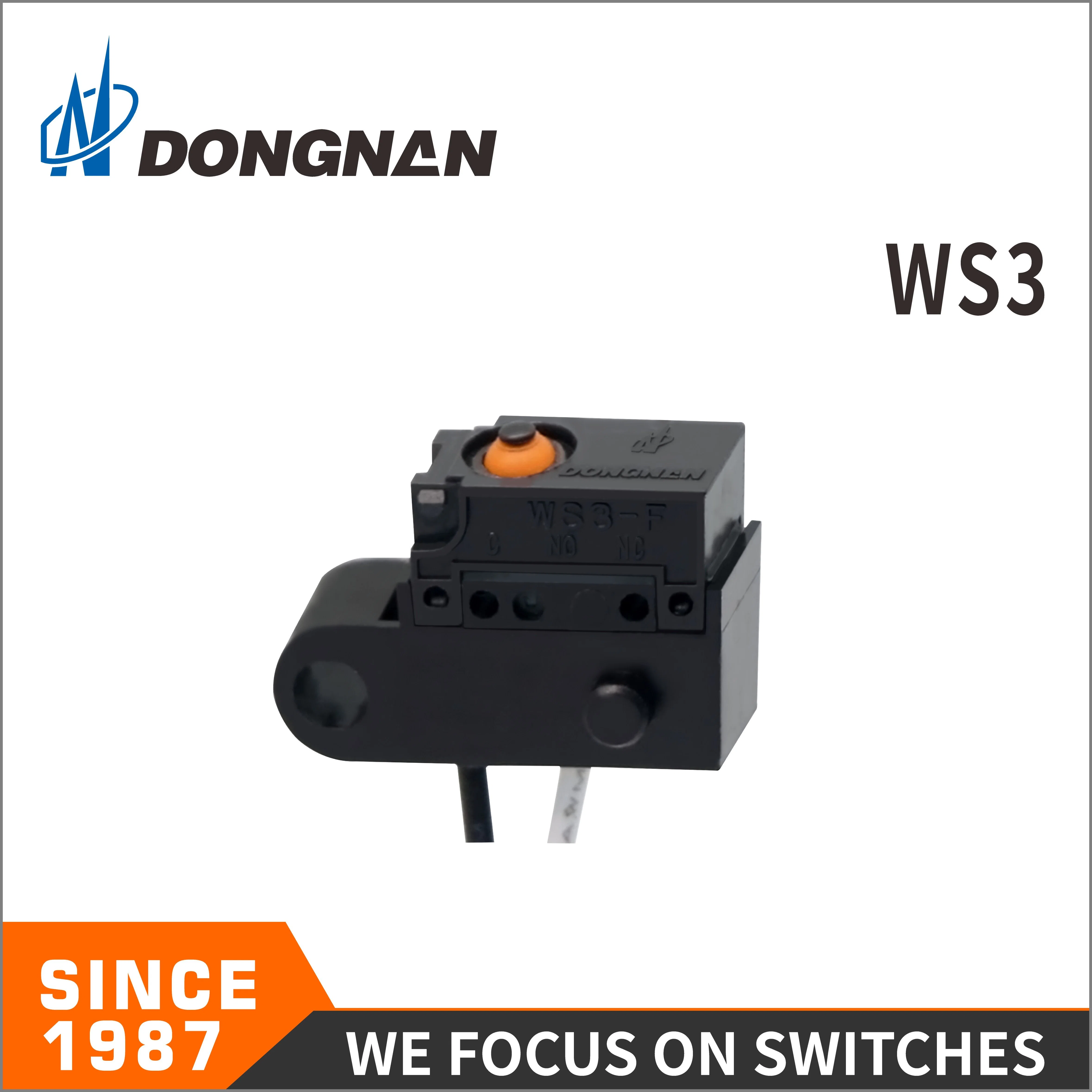 Ws3 IP67 Switch Waterproof Micro Switch Manufacturer for Automobile