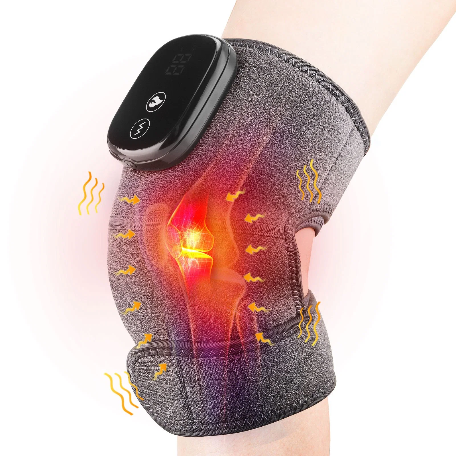 Smart Heat Therapy Massage Device Multifunctional Wireless Electric Heat Knee Brace