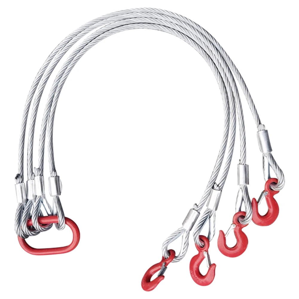 Galvanized 4 Leg Steel Core Steel Wire Rope Lifting Sling