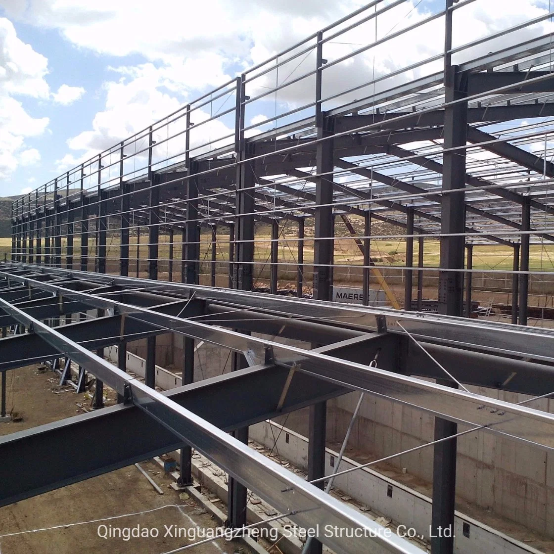 Prefabricated Construction Factory Structural Steel Frame Warehouse