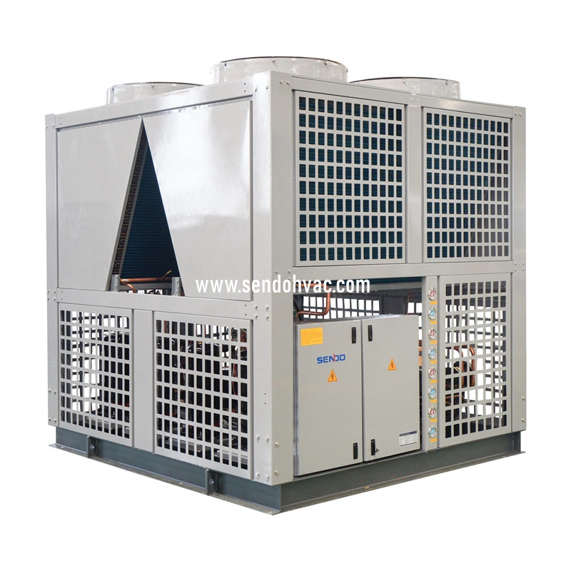 R410A/R134A Industrielle modulare Scroll oder Schraube Typ luftgekühltes Wasser Kühlanlage mit spezieller Korrosionsschutzbehandlung für Küstengebiete