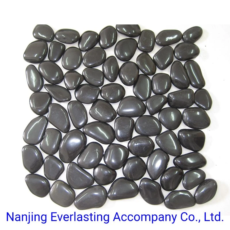 Black Pebble High quality/High cost performance Marble Natural Stone Mosaic