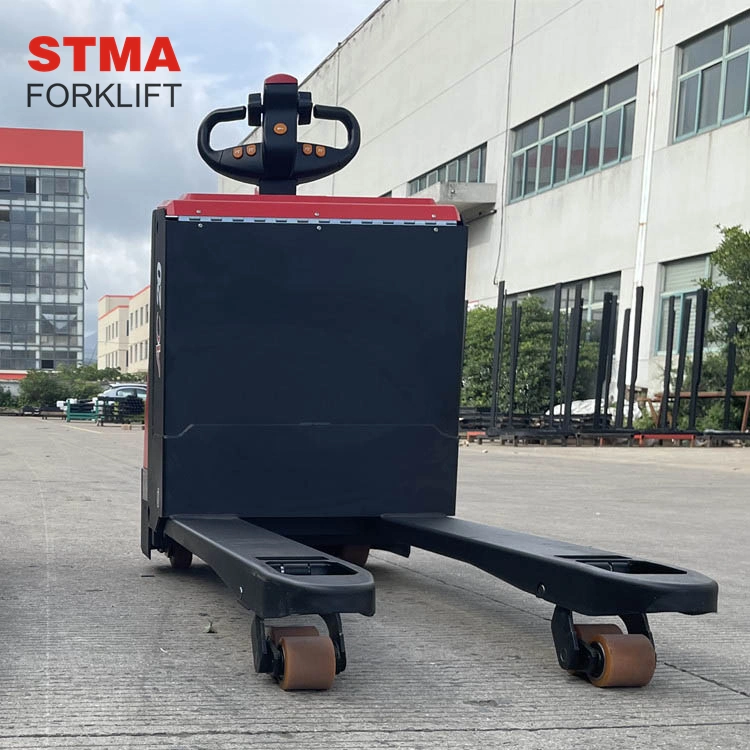 Stma Stand on Pallet Truck Paper Roll Clamp 2ton 2tonne Electric Pallet Jack with AC Zapi Controller