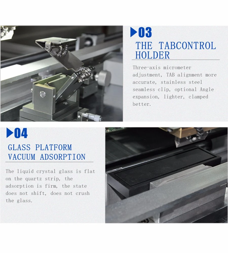 Double Head Acf Bonding Machine 618sh Fog Tab Bonding Machine LCD TV Panel Repair