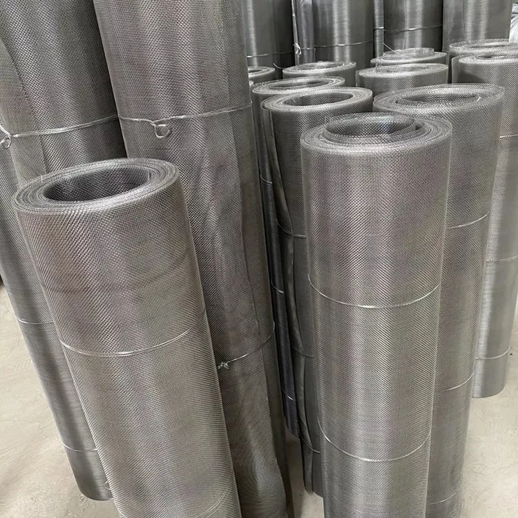 304 316 316L Stainless Steel Hardware Cloth Filter Mesh Woven Stainless Steel Mesh Stainless Steel Wire Cloth