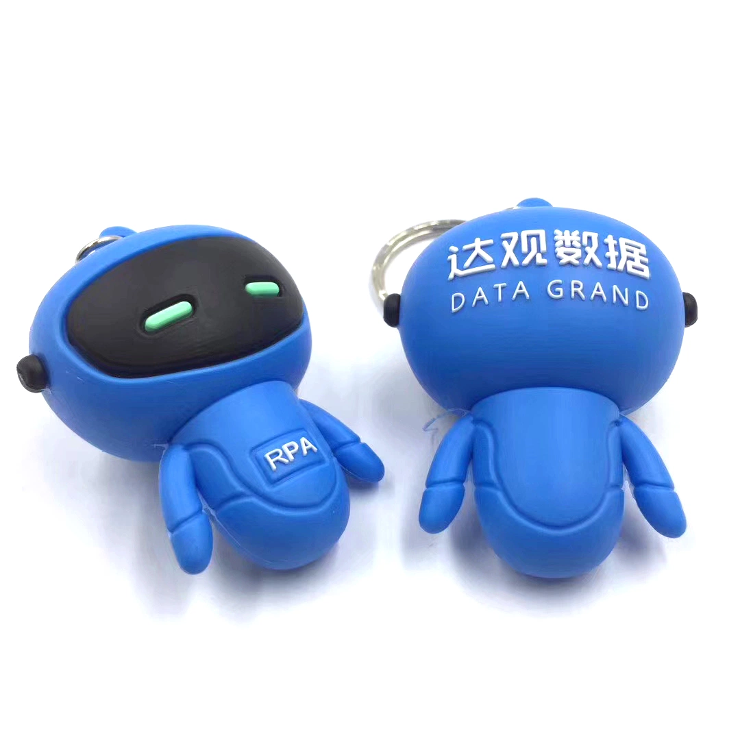 PVC Soft Rubber Robot USB Flash Drive Disk