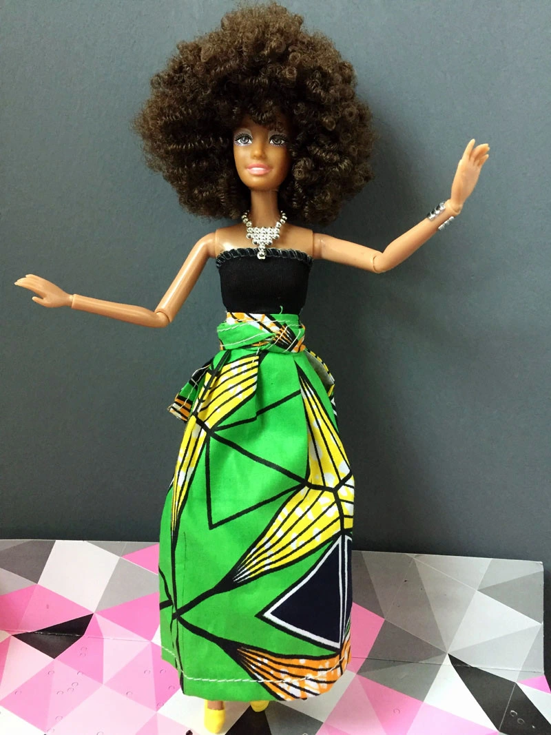 Poupée à peau noire poupée de mode poupée en plastique jouet noir Poupées poupées Afrique poupées
