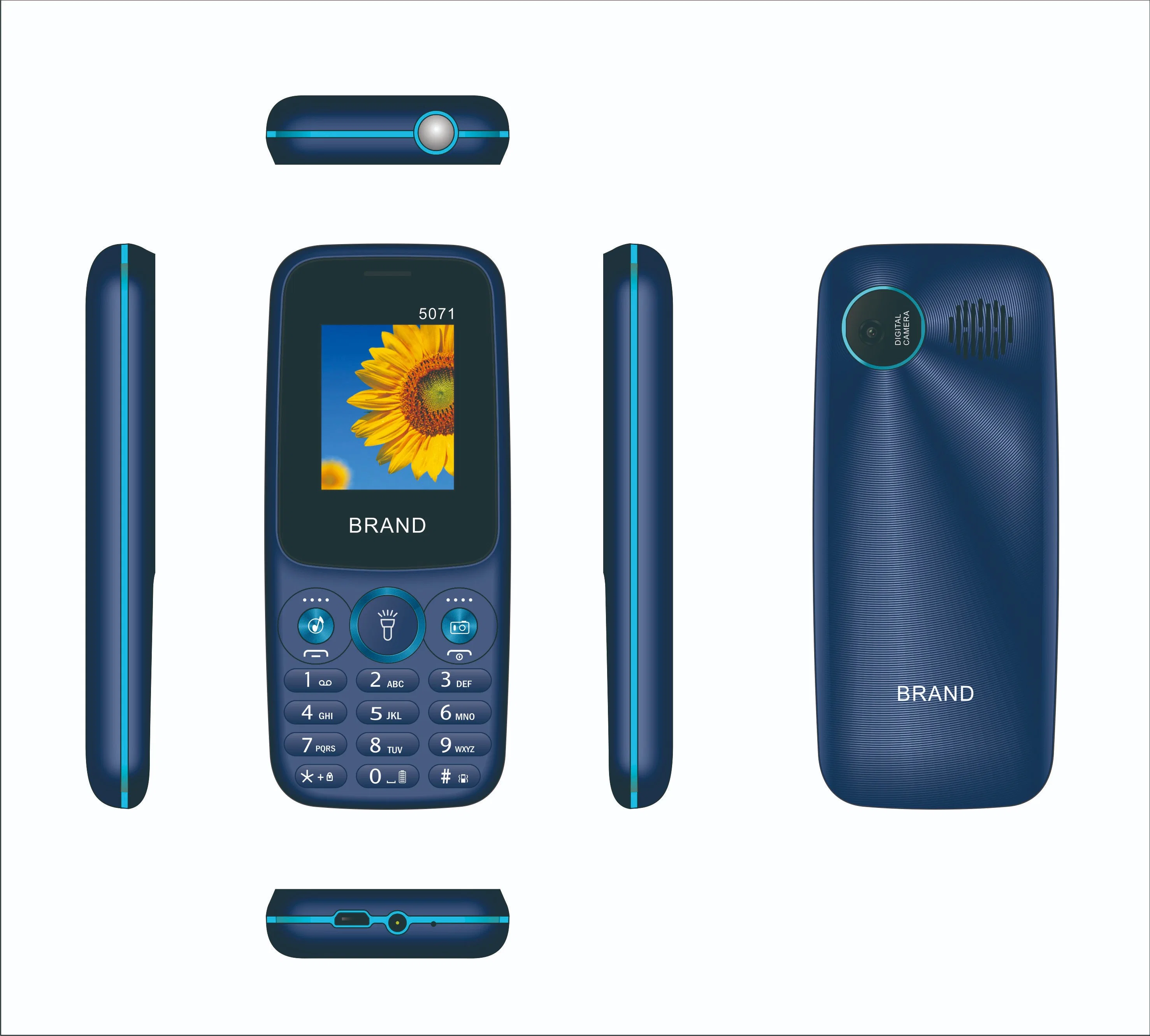 China 4G Feature Phone 1.77inch Mobile with Big Battery for Senior or Eldely