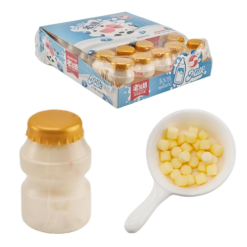 Hot Selling Mini Yogurt Bottle Compressed Candy Hard Candy