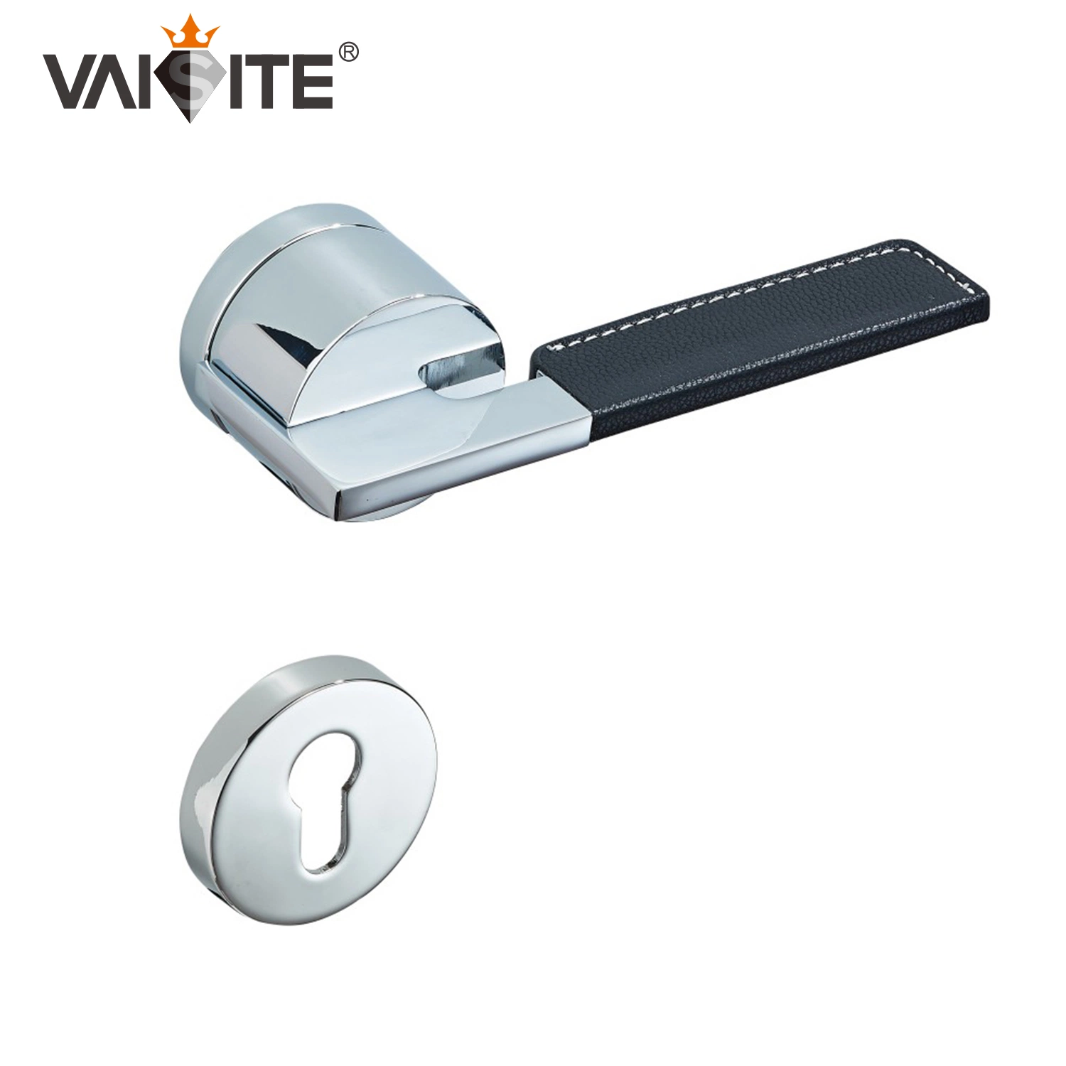 A3-226 Vaisite Brand New Customized Decorative Zinc Alloy Bedroom Door Lever Handle on Rosette