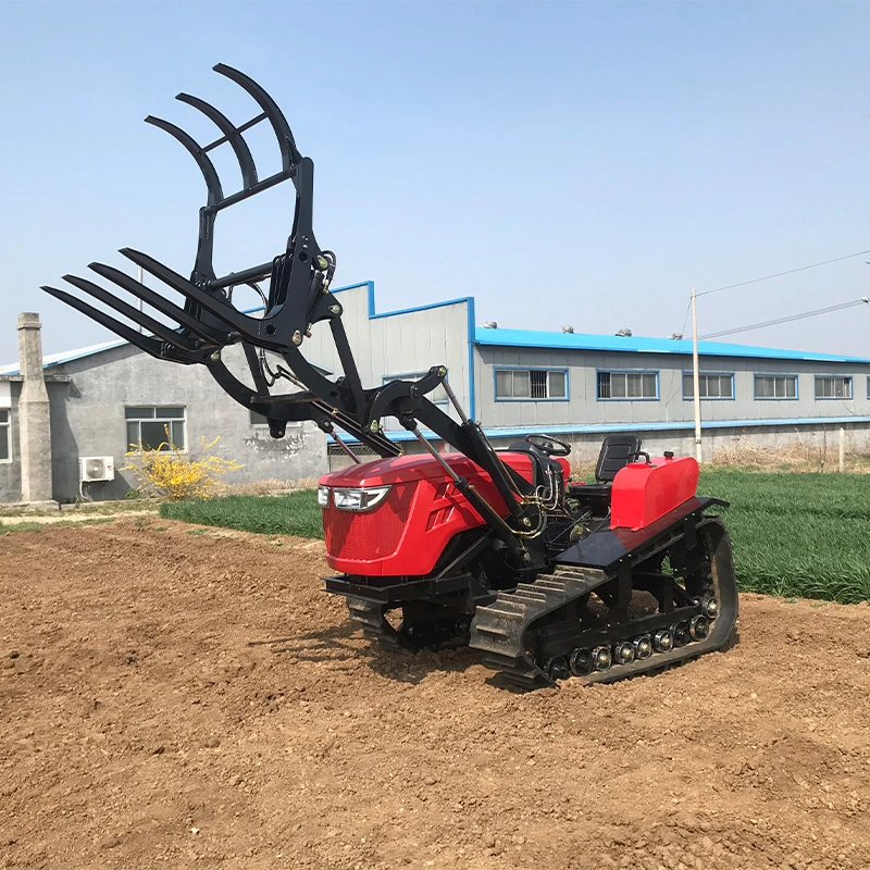 120HP Crawler Tractor Trecher Dicther Fertilizer Sowing Bulldozer Excavator Agriculture Machine Paddy Land Mountain Climbing Tractor