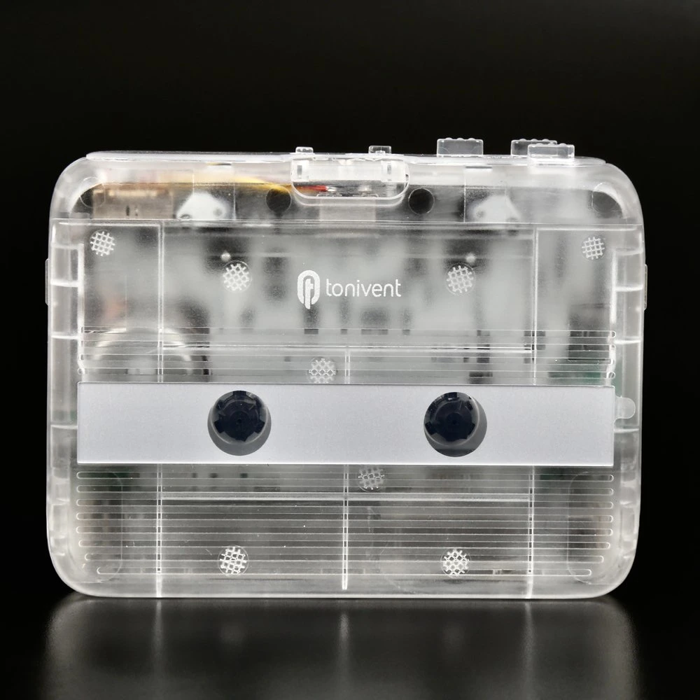 Transparent Shell Bluetooth Cassette Player Portable Standalone Cassette Players FM Radio Bluetooth Transmitter Player