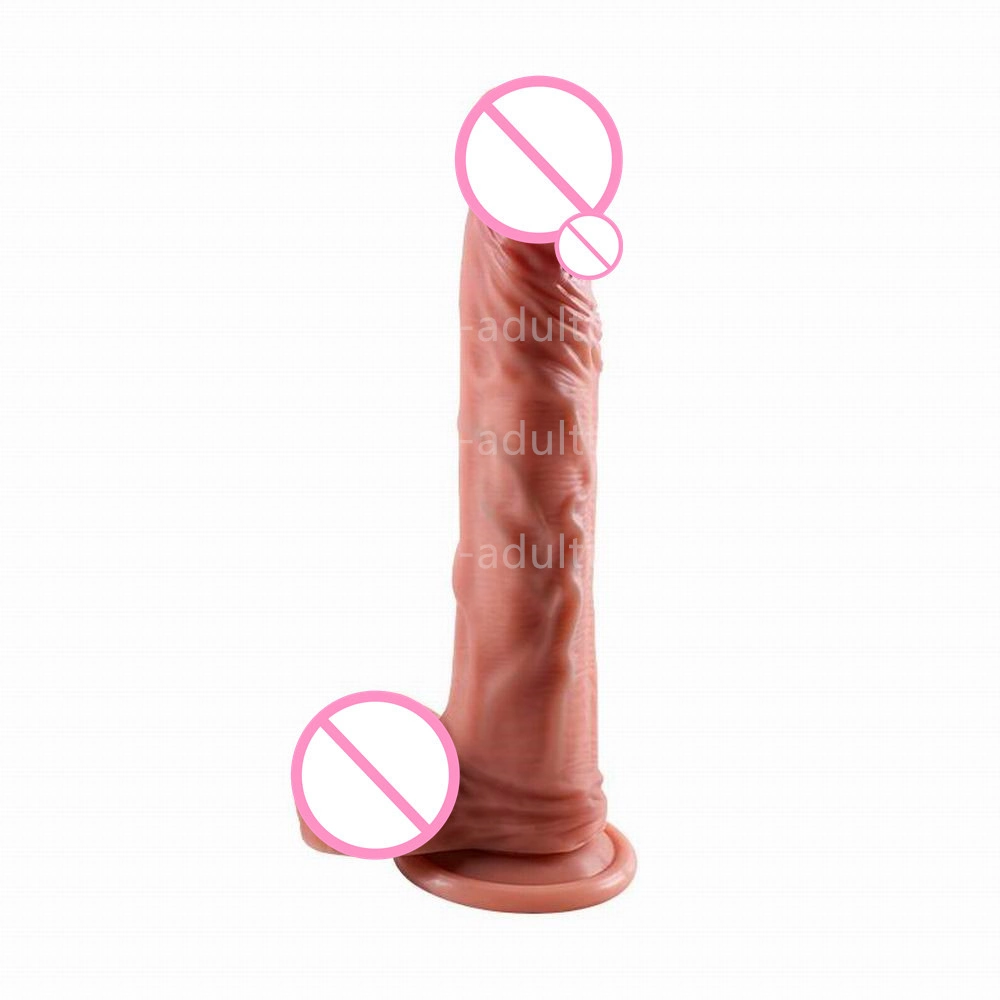 TPE Sex Toy Best Manufacturer Sliding Large Dildo Jelly Penis Wand New Design for Women