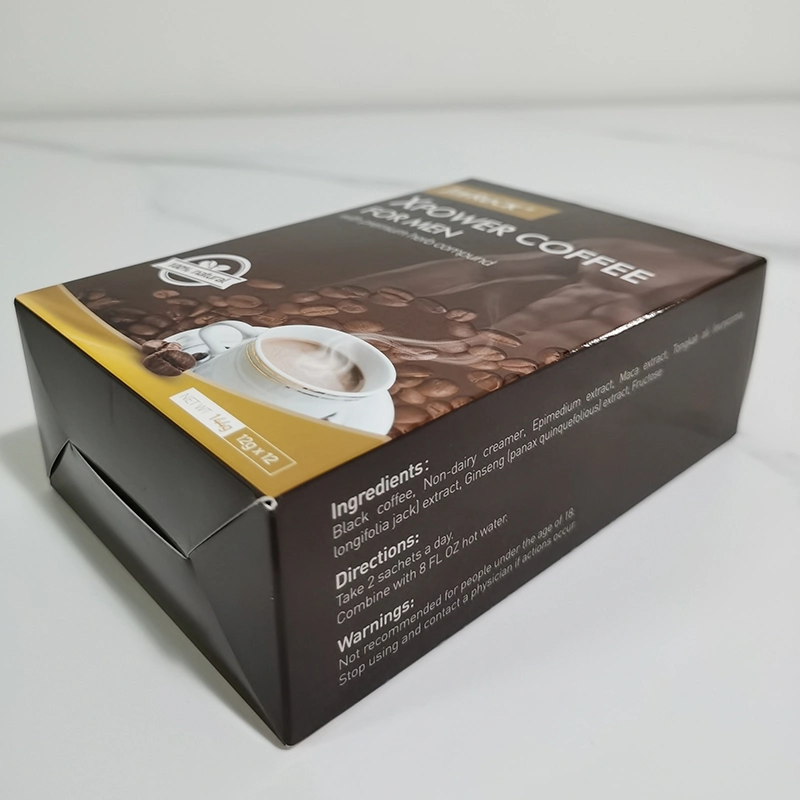 Jieruck Kräuterprodukte Männer X Power 3 in 1 Nestle Latte Geschmack köstliche Maca Instant Kaffee für man Long Zeit