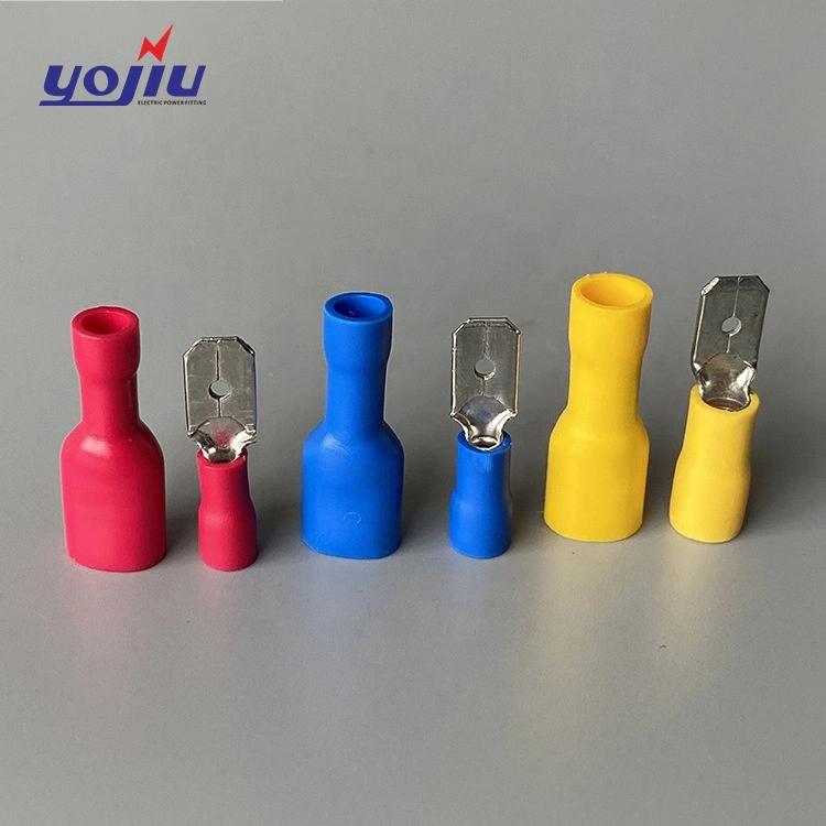 Fdfd Female Insulated Terminal Lugs Cold Pressing Insulation Cable Joint