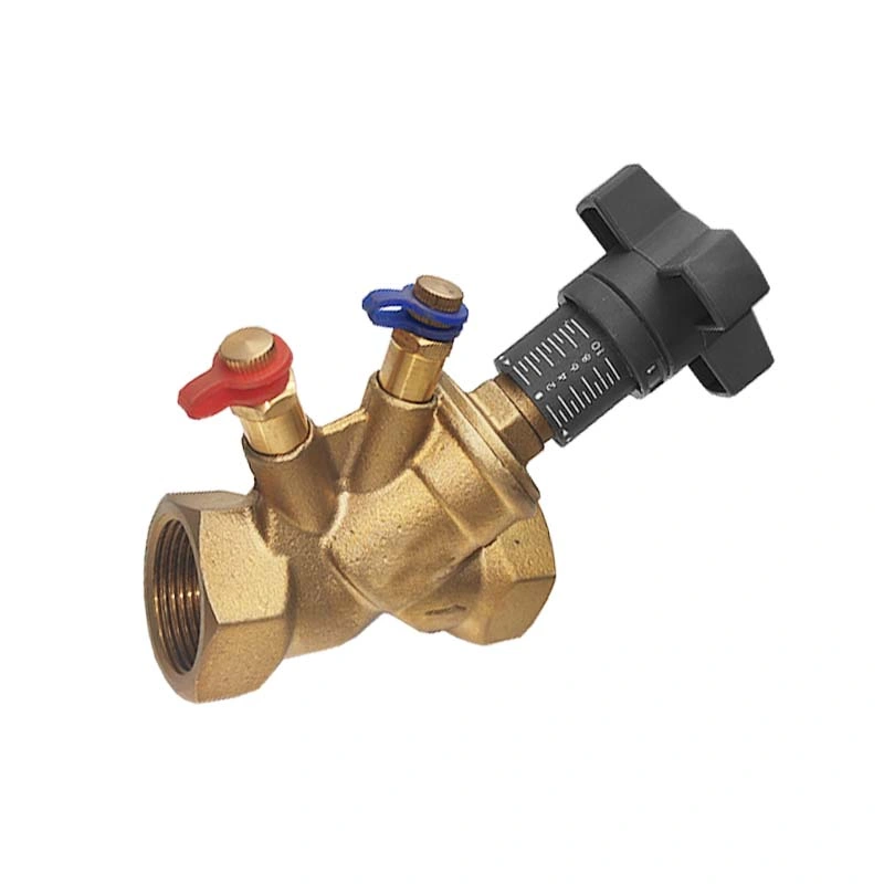 Winvall DN32 Threaded Brass Static Flow Balancing Valve