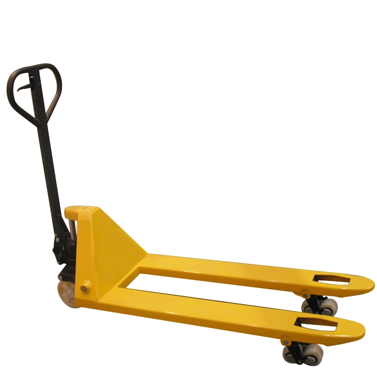 2000kg Polyurethane/Nylon/Rubber Wheel Hand Manual Hydraulic Pallet Truck