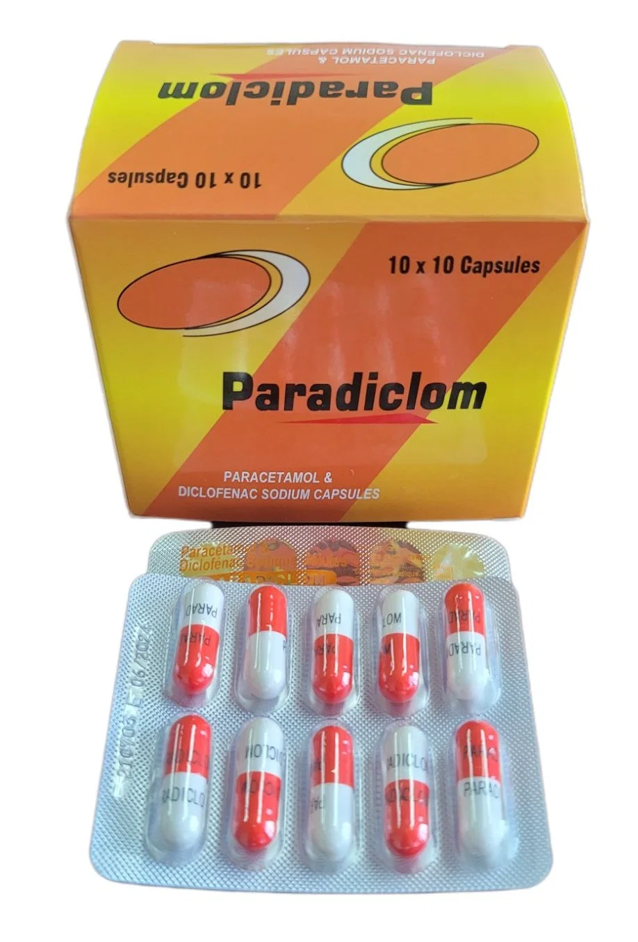 Cápsulas de paracetamol e ibuprofeno 325mg/200mg Medicina farmacéutica