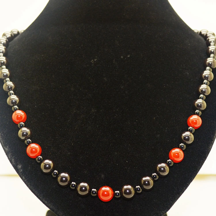 Fashion Tourmaline Bead Necklace with Germanium Health Care (CF-TMN-001)