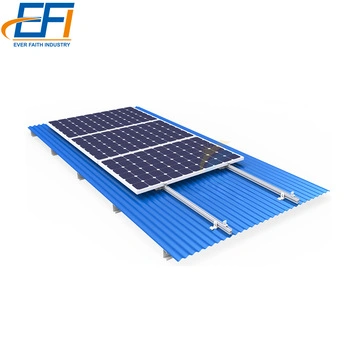 Tilt Solar Metal Roof Mounting System Steel Roof Solar Panel Tin Roof Solar Rack