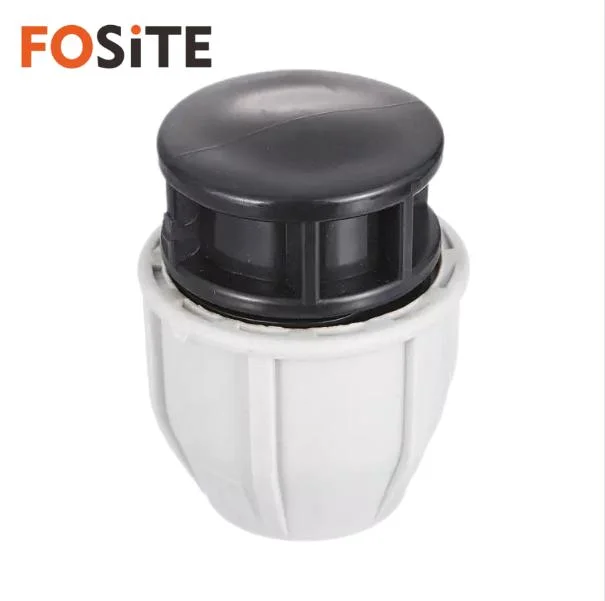 China Proveedor Pntek Fosite accesorios de tubería de alta calidad diseño exclusivo PP comprimir la válvula de bola 1/2" - 4 pulgada de cuerpo negro HDPE Accesorios