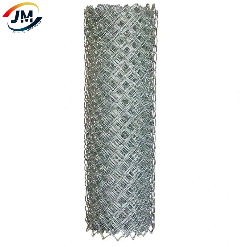 9 Gauge Heavy Duty Galvanized Green Siver PVC Plastic Coated Cyclone Vinyl Chain Link Fence for Garden Game Outdoor Building Sport Temporary Security Fencing