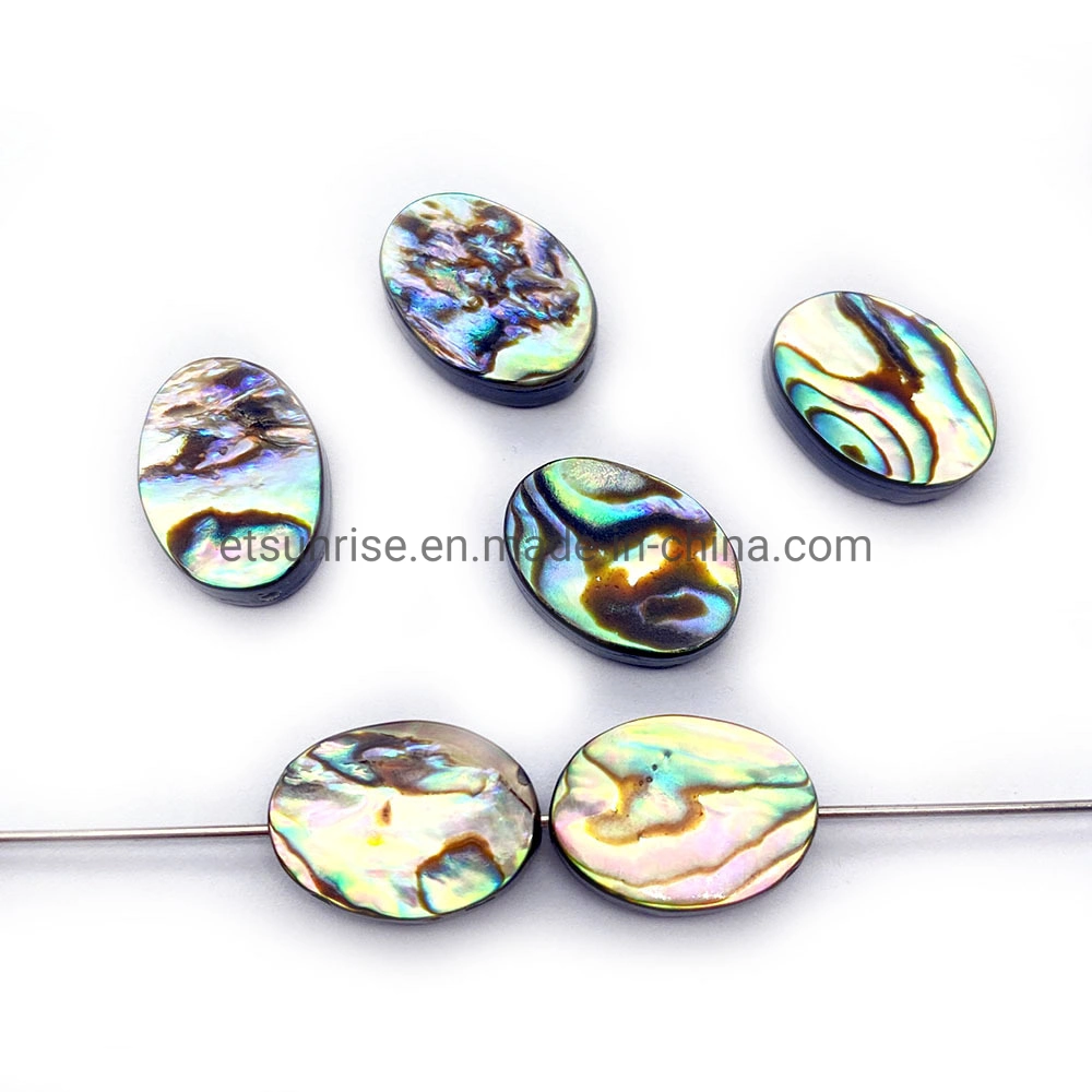 Semi Precious Stone Natural Abalone Shell Water Drop Paua Shell Heart-Shaped Loose Bead DIY Necklace Earring Accessories Jewelry<Esb01797>