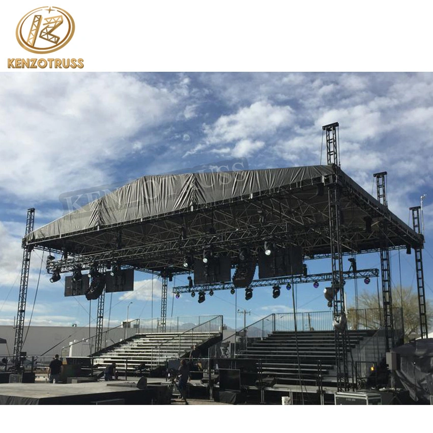 Aluminum Truss Design Outdoor Concert Stage Roof Truss with Canopy