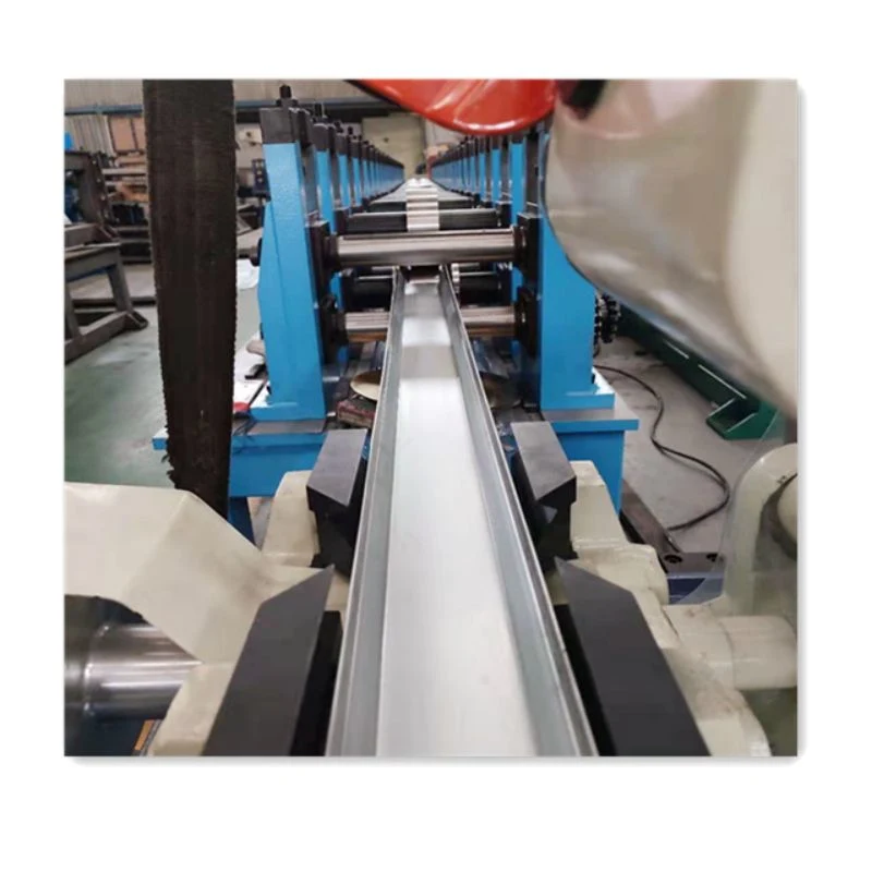 Fully Automatic Hat Profile H Shape Purlin Roll Forming Machine