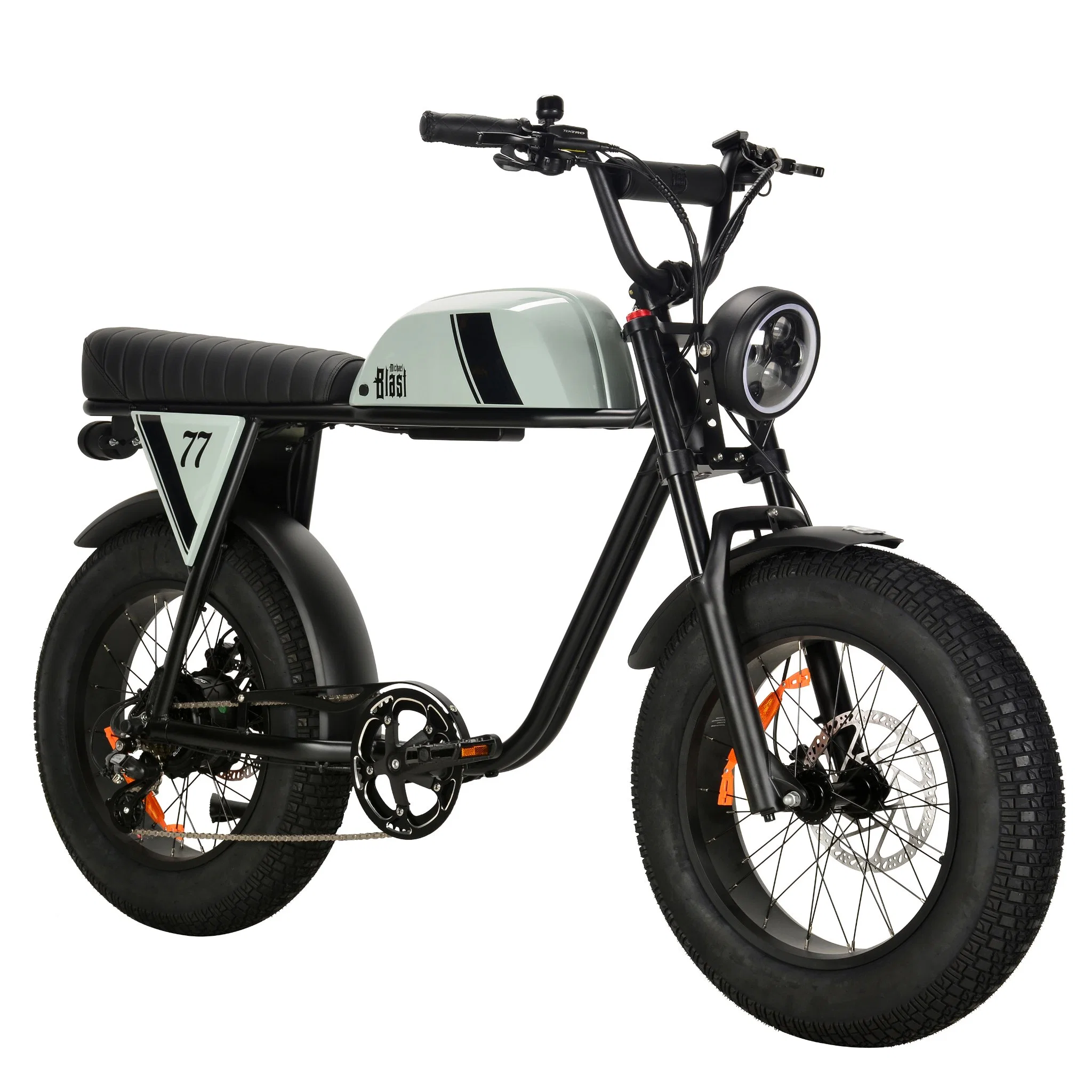 Fat Tire 750W Dual Battery Option Long Seat for 2 Persons Electric Mopped