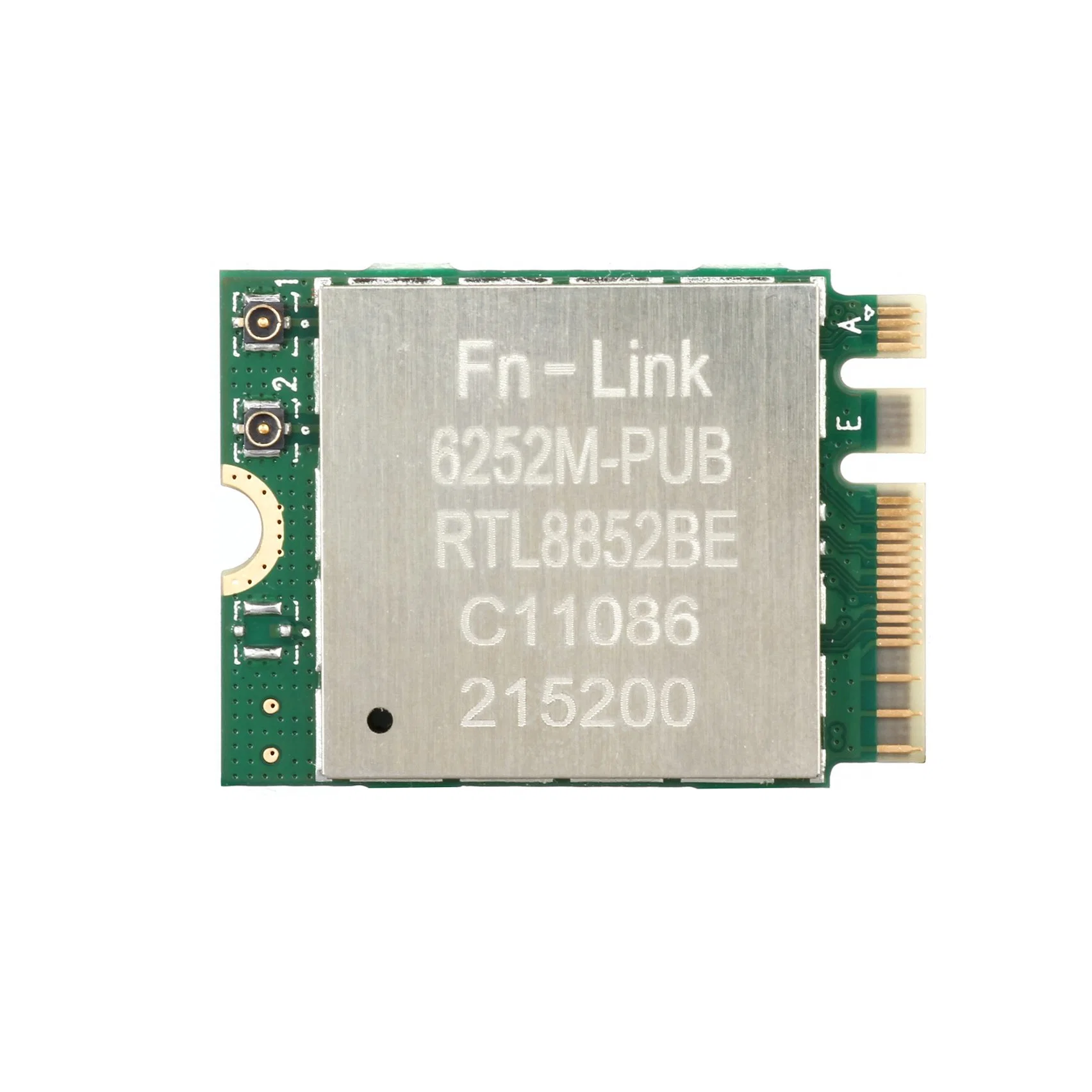 RTL8852BE-CG  WiFi 6 Module  6252M-PUB, WiFi Dual-band 2X2 11ax + Bluetooth V5.2