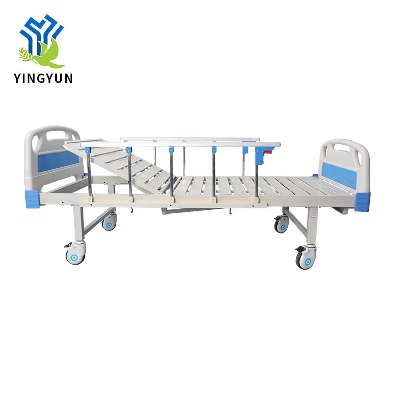 Portable Emergency Rescue Single Crank ABS Head Hospital Patient Bed