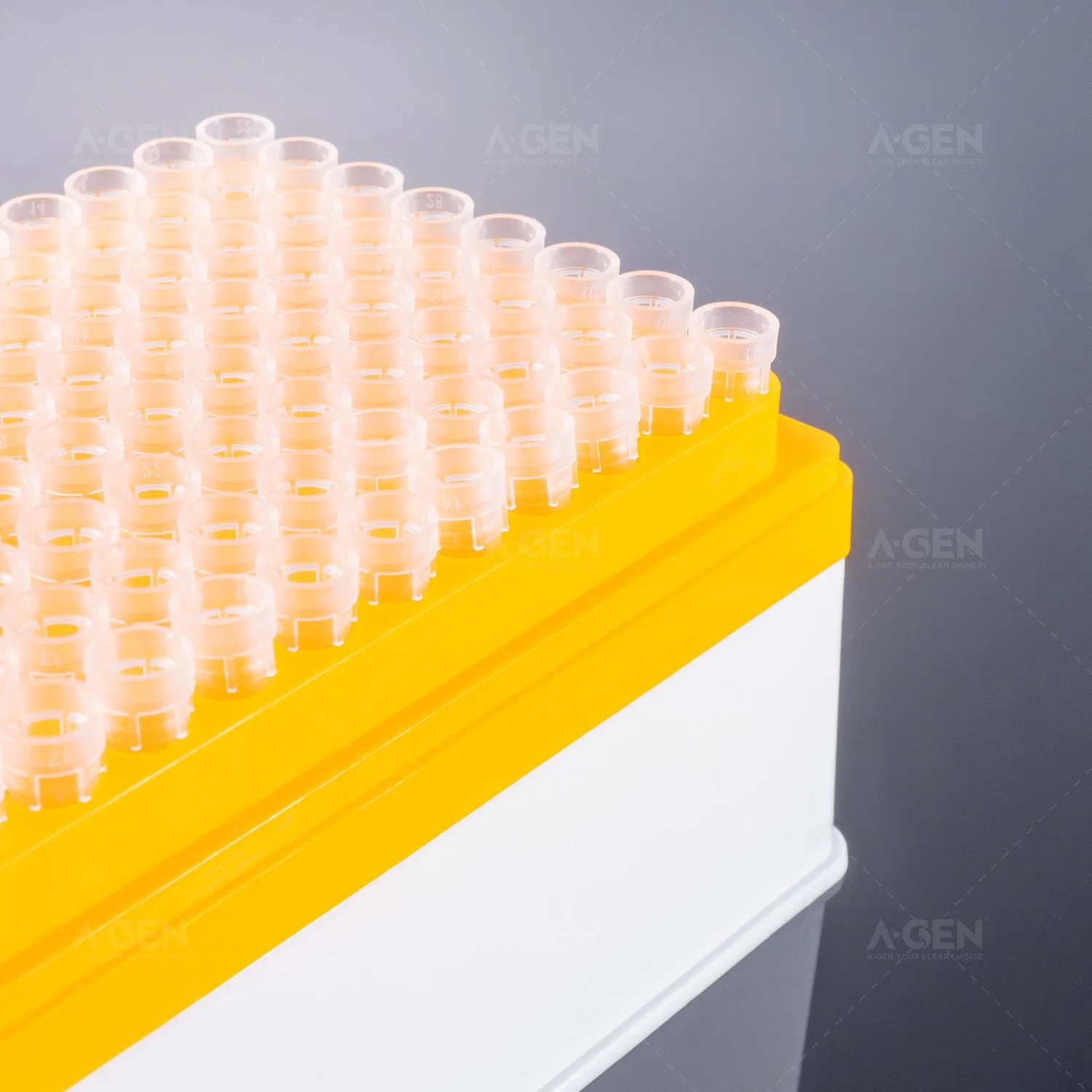 20ul klare Roboterfilterpipette Spitze SBS Box 96 Spitzen/Rack 24 Racks 2304PCS