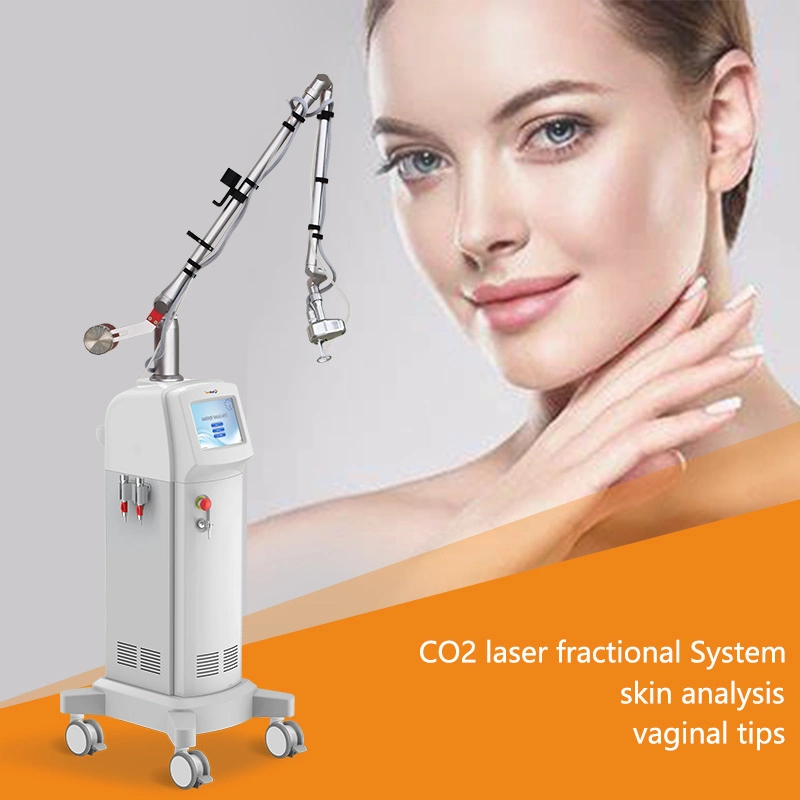 Laser peau CO2 portable serrer vaginal avec zone de traitement réglable