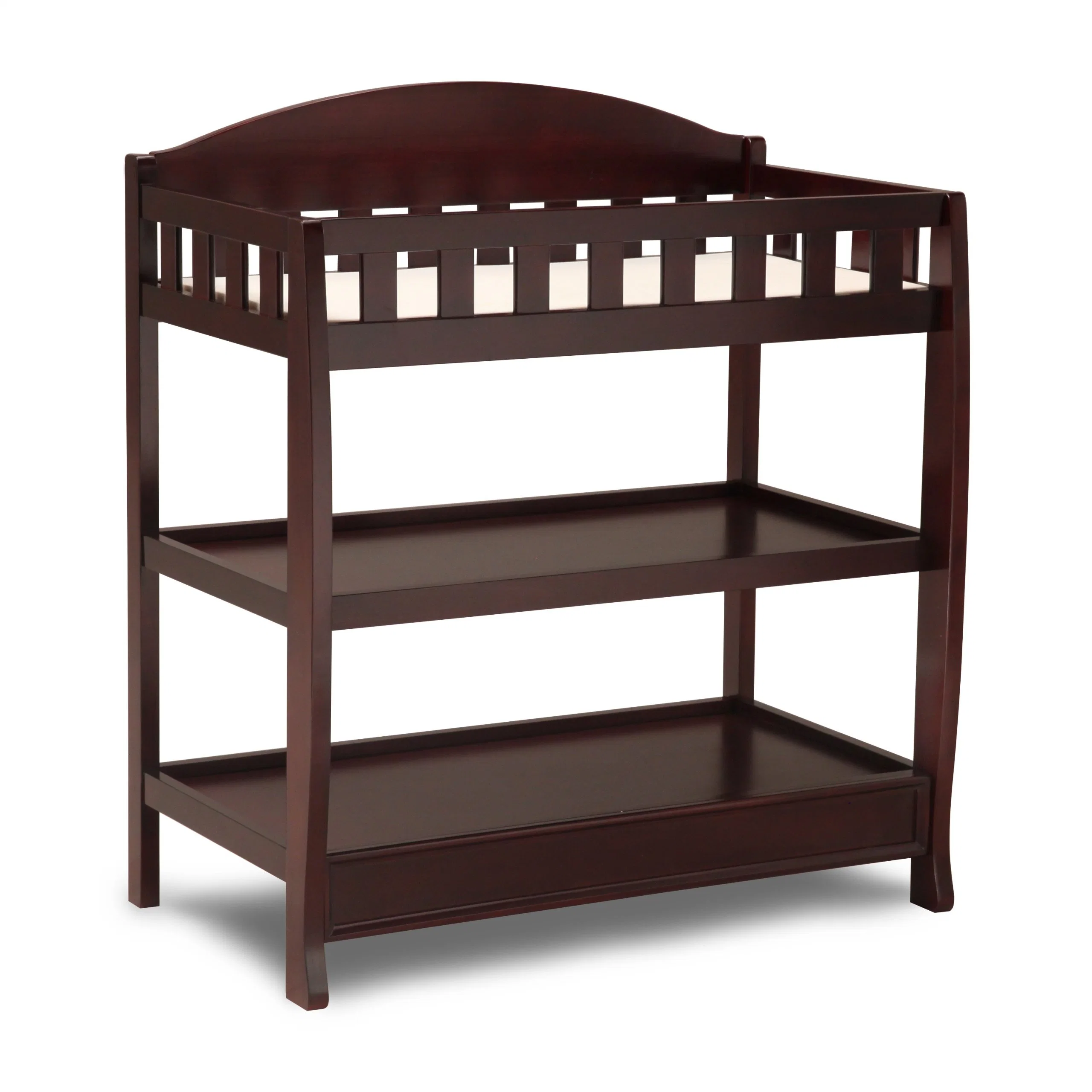 Nova Two Fixed Open Storage Shelves Baby Changing Table